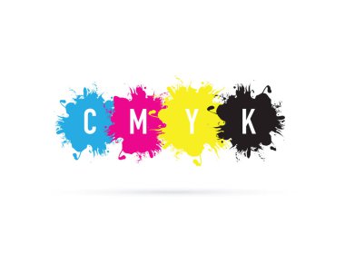 CMYK splash arka plan