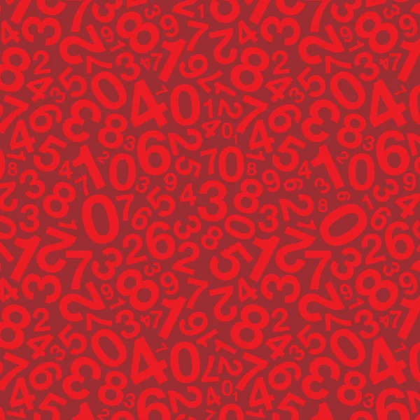 Rojo número fondo — Vector de stock