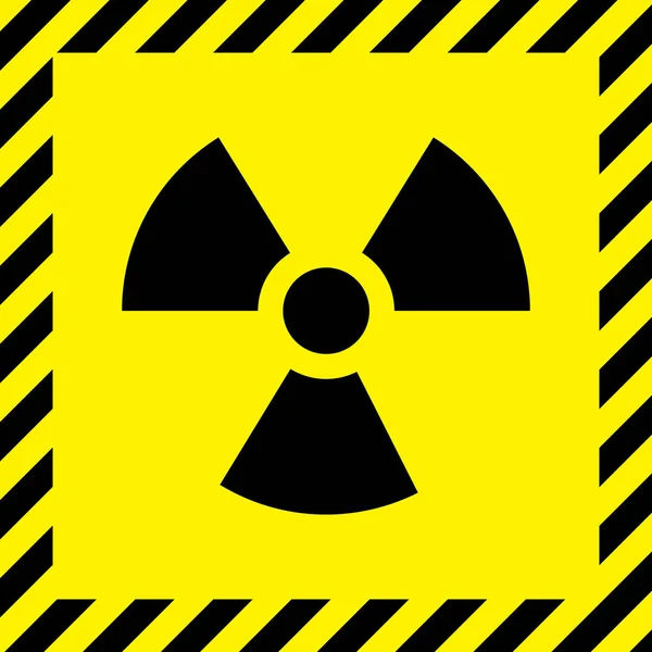 Radioactive sign image — Stock Vector