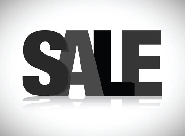 Black sale sign — Stock Vector