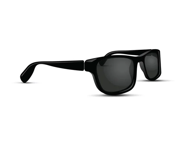 Óculos escuros pretos e brancos — Vetor de Stock