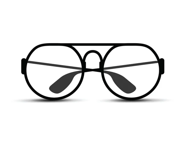 Óculos pretos e brancos — Vetor de Stock