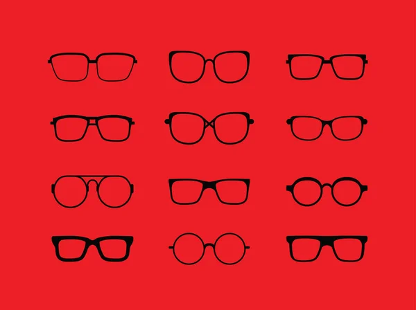 Conjunto de óculos —  Vetores de Stock