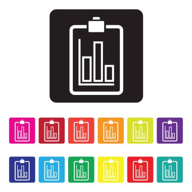 satış grafiği grafik renkli küme raporu