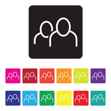 VPN desteği Icon set