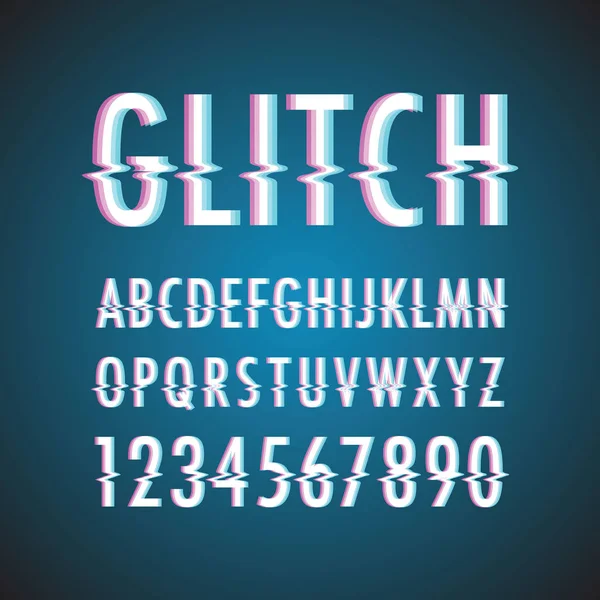 Glitch text background — Stock Vector
