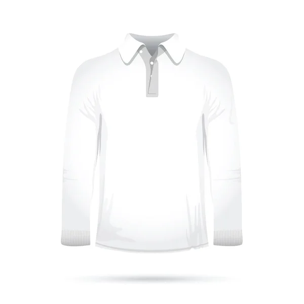 长白色 t恤衫 — 图库矢量图片