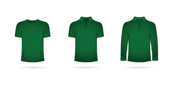緑の t シャツ — ストックベクタ