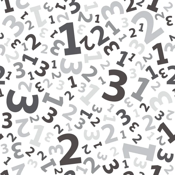 Black 123 Number Background Seamless Royalty Free Stock Vectors