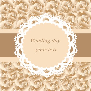 vintage tarzı davetiye.