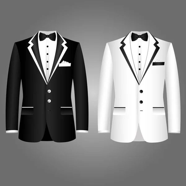 Erkekler'ın düğününde bir ceket. — Stok Vektör