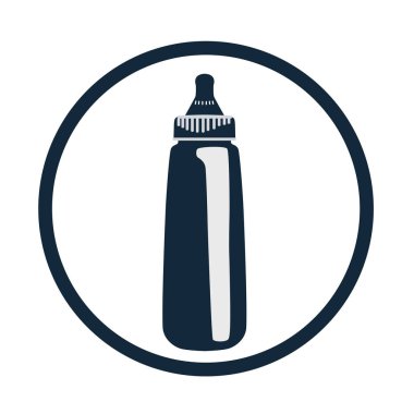 Bebek şişe. Simge. 