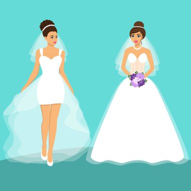 Gelin. Koleksiyon. İzole nesneleri