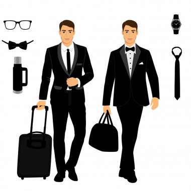 Erkek aksesuarlar. Düğün erkek seti. 