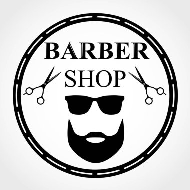 Berber Dükkanı Logosu.