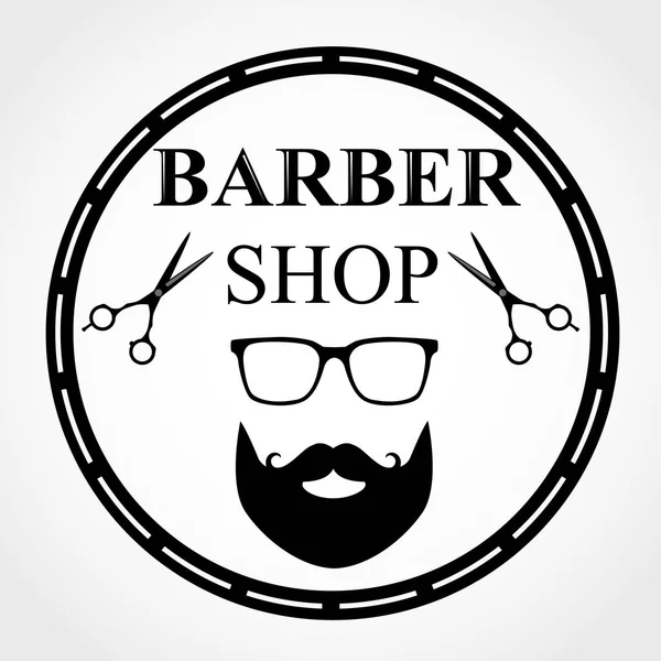 Logo del barbiere. — Vettoriale Stock