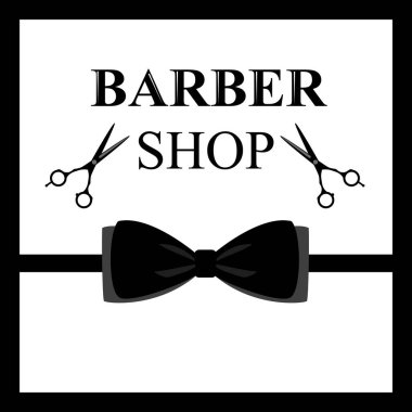 Berber Dükkanı Logosu.