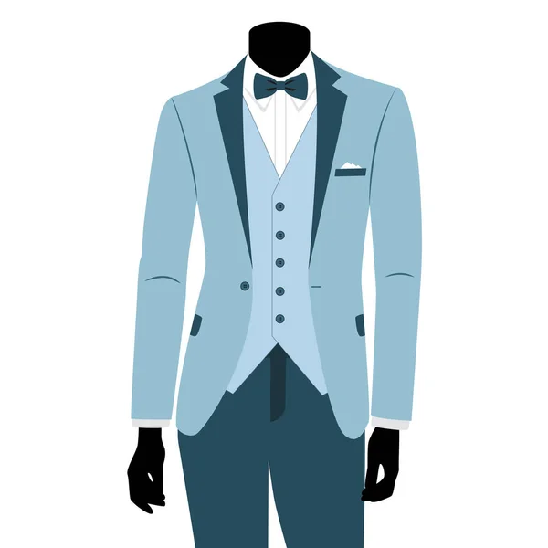 Costume et smoking homme mariage . — Image vectorielle