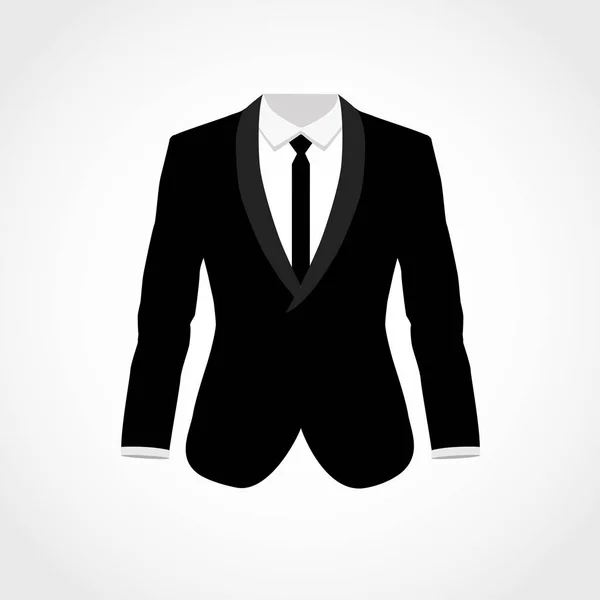 Suit icon isolated on white background. — Stock Vector