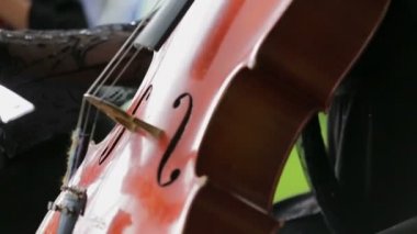 Çello çalan ogrenci biter