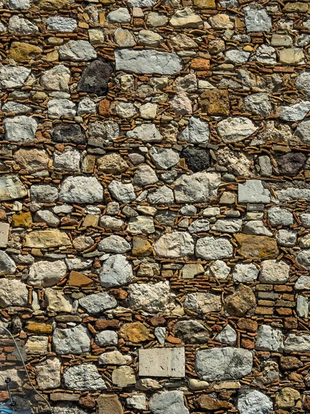 Parede de pedra velha na Itália — Fotografia de Stock