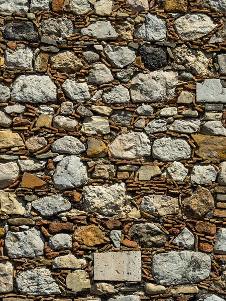 Parede de pedra velha na Itália — Fotografia de Stock