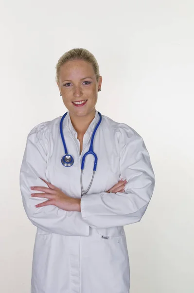 Doctor with stethoscope Stock Picture