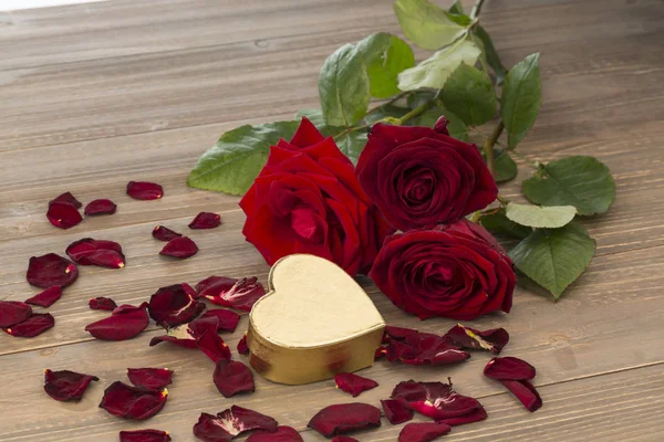 Roses for valentines day and mothers day — Stock Photo, Image