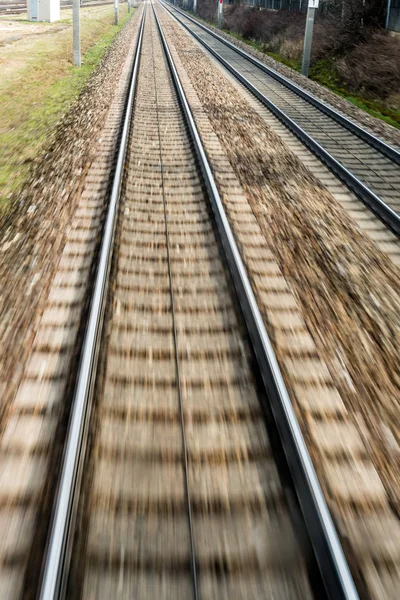 Rails with soft — Stock Photo, Image
