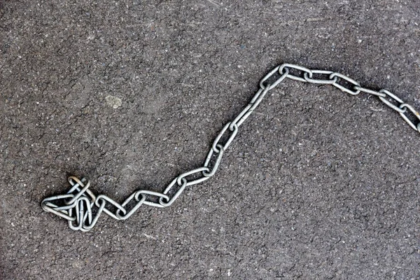 Řetězy z oceli — Stock fotografie