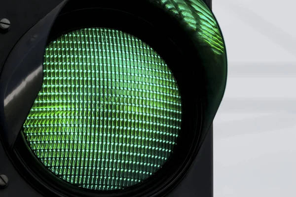 Traffic light with green light — Stock Photo, Image