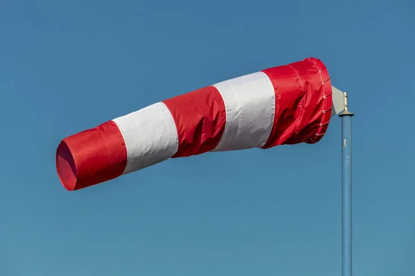 Windsock against blue sky — Stock Photo, Image