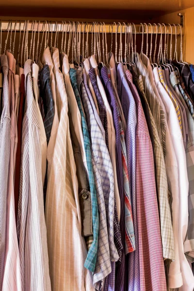 Shirts on hangers — Stock Photo, Image