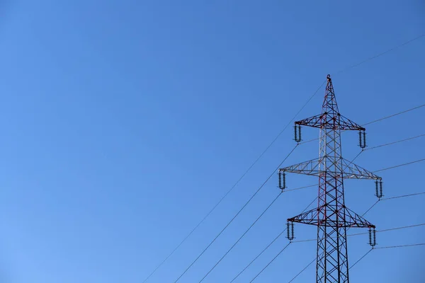 Pylon rot und weiß — Stockfoto