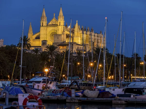 Spain, mallorca, palma cathedral — Stock Photo, Image