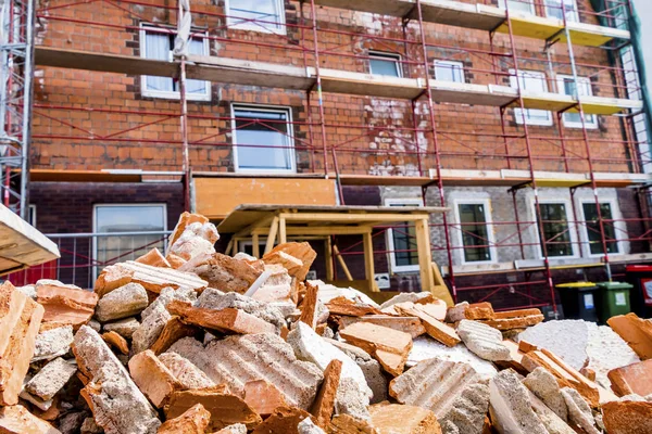 Spillror på byggnadsplatsen — Stockfoto