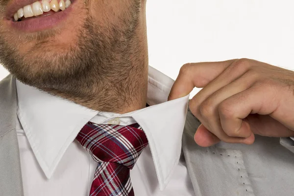 Man blows his top — Stock Photo, Image