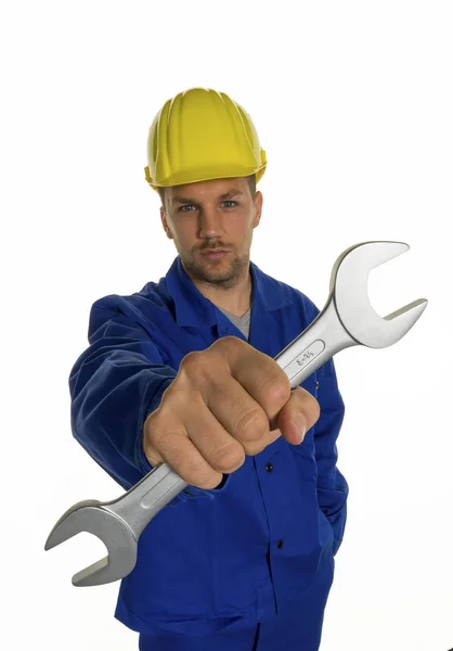 Craftsman with tools — Stock Photo, Image