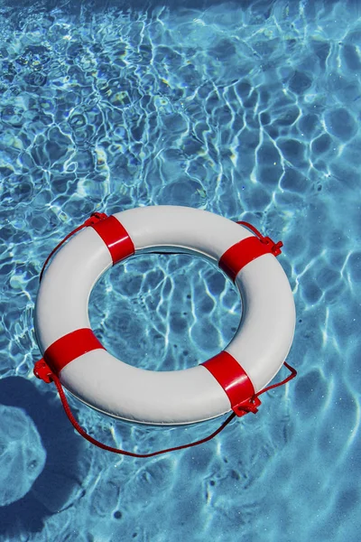 lifebuoy in a pool