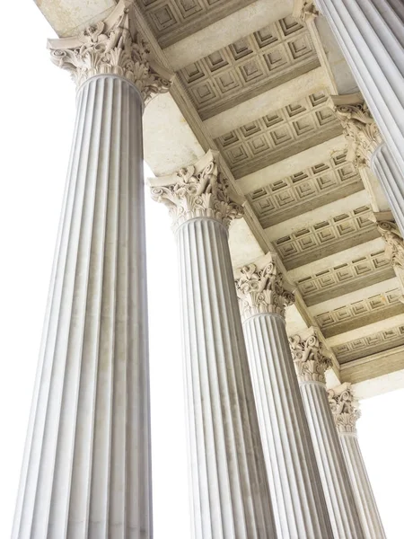 Pillars at the parliament in vienna — Stock Photo, Image