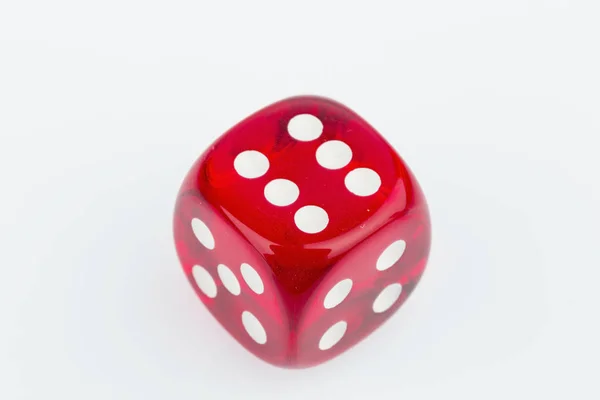 A red dice — Stock Photo, Image