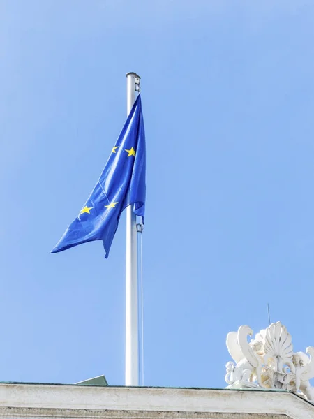 Flaga unii europejskiej — Zdjęcie stockowe