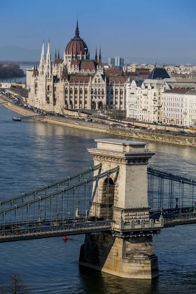 Hungría, Budapest, Parlamento — Foto de Stock