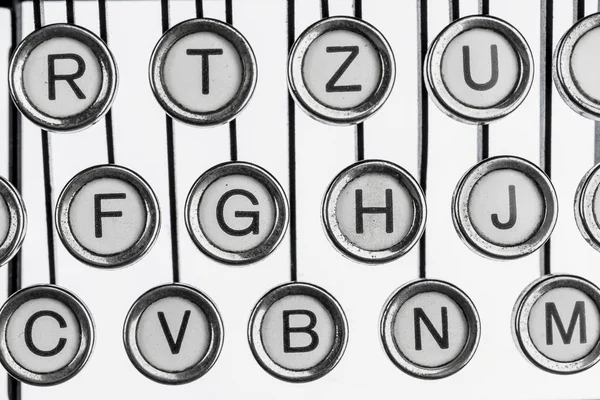 Keyboard of a typewriter — Stock Photo, Image