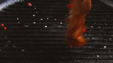 Sığır eti biftek et ızgara Pan hazırlık ters