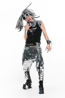 Modern dansçılar stüdyoda dans grubu.