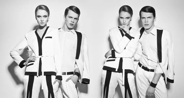 Moda çift beyaz Suite