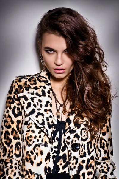 leopar bluz kız