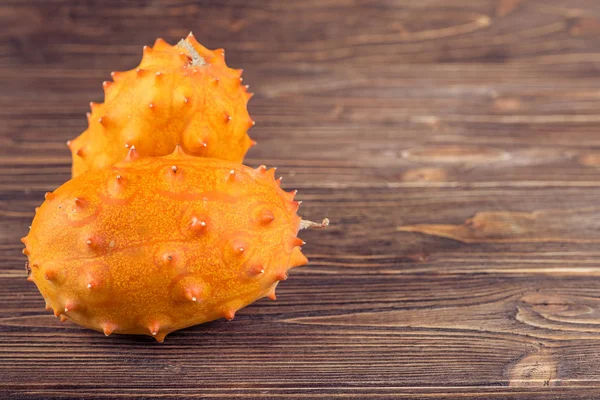 Čerstvá pomerančová kiwano — Stock fotografie