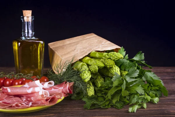 Fresh, green Asparagus — Stock Photo, Image